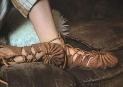 leather mocassin shoes