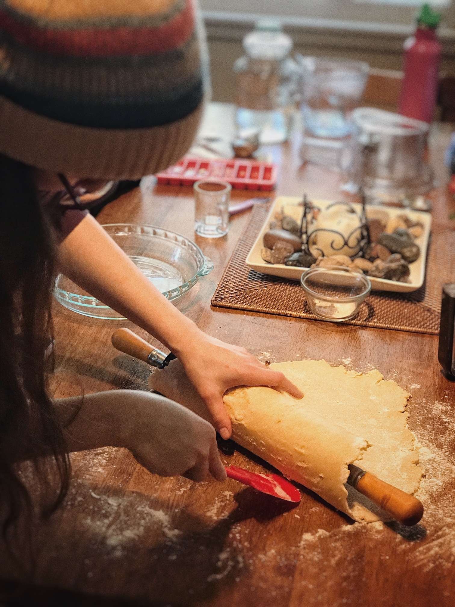making fresh pie crust