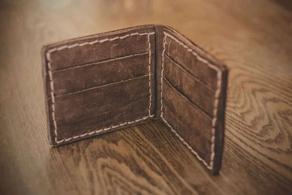 wanderlust leather wallet