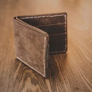 wanderlust leather wallet