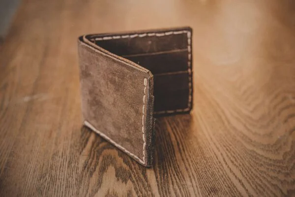 wanderlust leather wallet