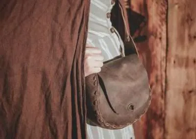 Custom handmade Leather Purse