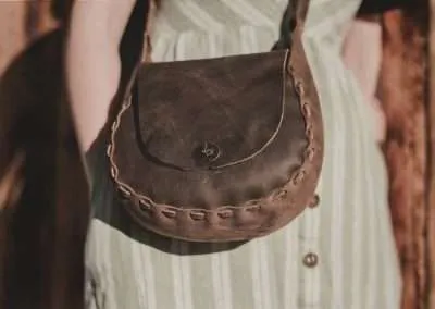 Custom handmade Leather Purse