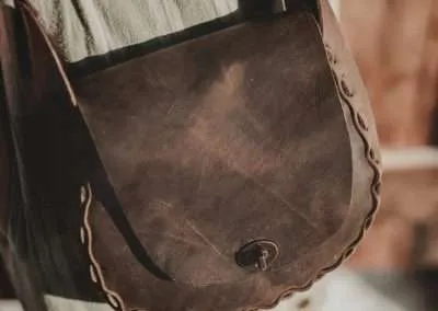 Custom handmade Leather Purse