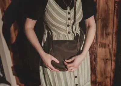 Custom handmade Leather Purse