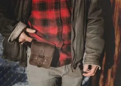 Custom handmade Leather Pouch