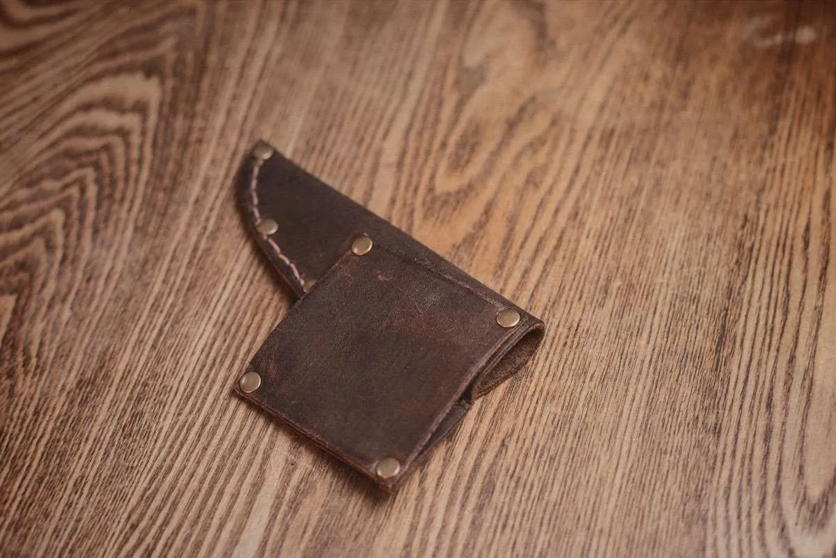 Custom Leather Knife Sheath (small blade) - Image 3