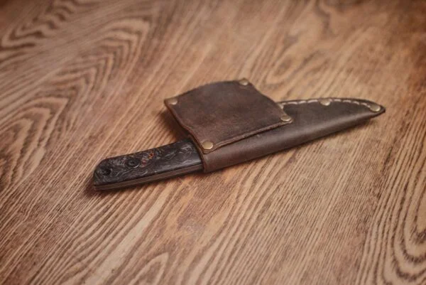 Custom Leather Knife Sheath (small blade) - Image 5