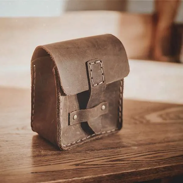Custom handmade Leather Belt Pouch