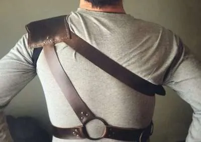 Custom Handmade Leather Shoulder Pauldron
