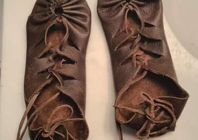 Ursa Major dark brown leather sandals
