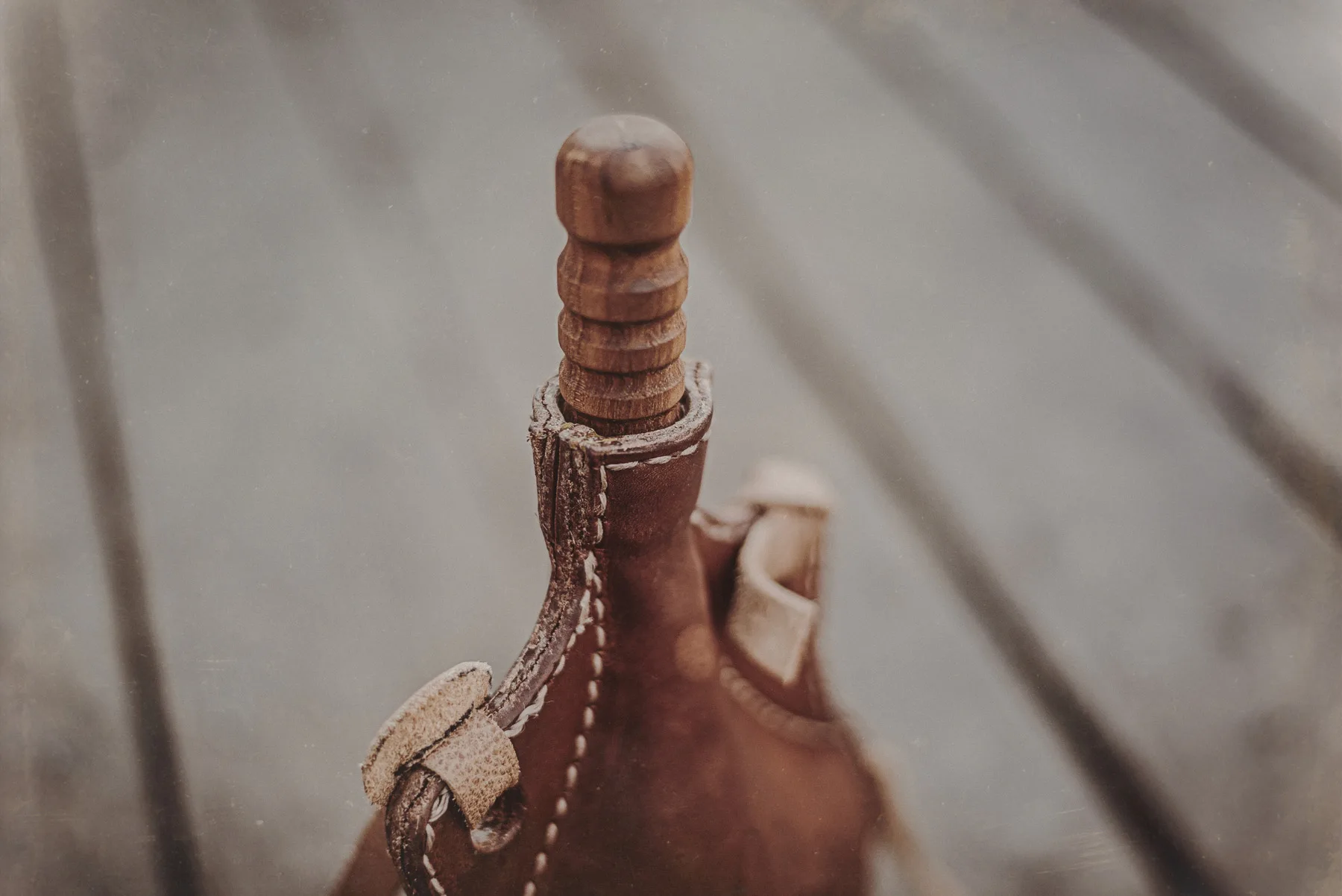 Leather Water Bottle Canteen - Image 5